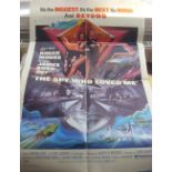 Film Memorabilia, a one sheet poster, for James Bond in 'The Spy Who Loved Me', starring Roger