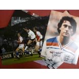 England, Autographs, a collection of 20 signed glossy photographs to include, Gil Merrick, Steve