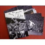 Leeds Utd, autographs, a collection of 43 signed glossy photographs from players from the 1970's,