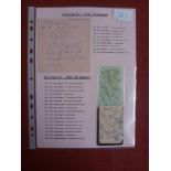 Autographs, Port Vale a collection of 26 signatures on 2 album pages, 1938/39 (9), 1957/58 (17),