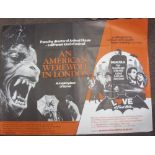 Film Poster, an American Werewolf In London, produced by Lonsdau & Bartholomew Ltd