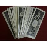 Topical Times Panel Portraits, a collection of over 60 black/white trade cards, including 2