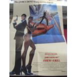 Film Memorabilia, a one sheet poster, for James Bond in 'A View To A Kill', with Roger Moore