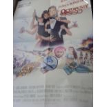 Film Memorabilia, a one sheet poster, for James Bond in Octopussy, starring Roger Moore, full colour