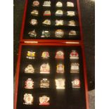 Arsenal FC, a superb victory badge pin collection, limited edition set, including the very rare card