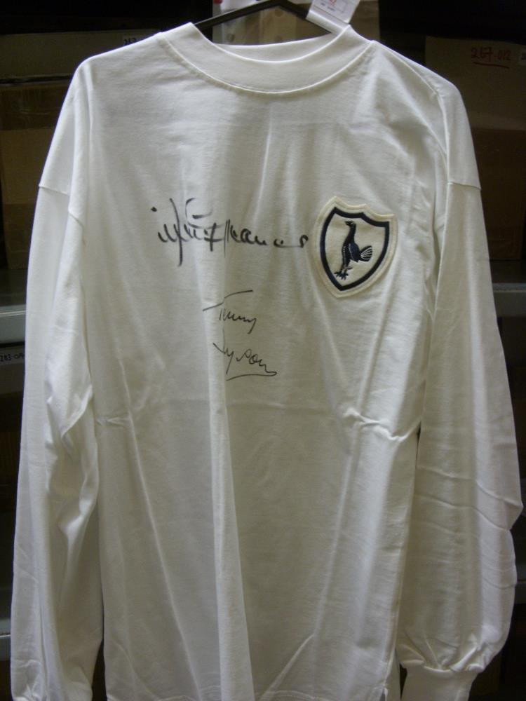 1963 Tottenham Hotspur, an official autographed replica shirt from the European Cup Winners Cup