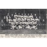 GRIMSBY TOWN 1906-07 Grimsby Town team group postcard, 1906-07, all the teams on the photograph