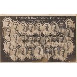 BRIGHTON 1913-14 Brighton & Hove Albion head and shoulders postcard team group , 25 players and 2