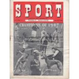 SPORT MAGAZINE Fifty magazines for 1948. Most are generally good but some have a split spine and