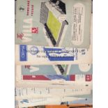 LIVERPOOL A collection of 48 Liverpool Away Reserves programmes 1954-1974 to include v Aston Villa