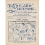 CHELSEA - BRADFORD PA 1919 Chelsea home programme v Bradford Park Avenue, 1/11/1919, four page