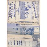 SHEFFIELD WED 40s/50s Nineteen Sheffield Wednesday home programmes, 49/50 v West Ham and