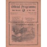 TOTTENHAM - MAN CITY 1935 Tottenham home programme v Manchester City, 12/1/1935, FA Cup, minor fold,