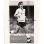 MANCHESTER UNITED Twenty nine black & white Press photographs from the 1980's, mostly 10" X 8"