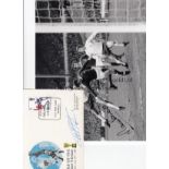 1966 WORLD CUP Six items: A signed World Cup Final First Day Cover handstamped 30th July 1966,