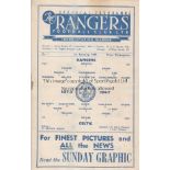 RANGERS - CELTIC Rangers home programme v Celtic, 1/1/47, volume 1 number 1, first edition of the
