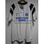 HEDNESFORD TOWN White with black trimmings short sleeve Hero shirt with Bridgtown Doors shirt