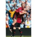 PAUL SCHOLES - MAN UTD Nine photos, all measuring 12” x 8” and all signed (from private signing
