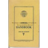 TUNBRIDGE WELLS RANGERS 1929 Large eighty page Tunbridge Wells Rangers official handbook , 1929-