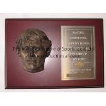 AYRTON SENNA / F1 RACING An Ayrton Senna bronze bust, cold cast in resin bronze, presented on a