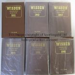 CRICKET WISDENS A collection of 6 Willows Hardback Wisdens from the 2nd World War seasons -