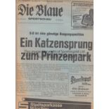 BAYERN - LIVERPOOL Programme, Die Blaue Sportschau dated 22/4/81, Bayern Munchen v Liverpool, six