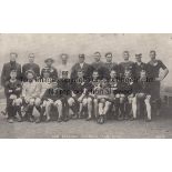 RUGBY- NEW ZEALAND 1905 New Zealand Rugby Touring team postcard 1905 showing the players etc on