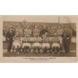 CREWE ALEXANDRA 1921-22 Crewe team group postcard 1921-22, issued by J.L.Hart, slight creasing to