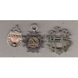 BADGES / MEDALS Three badges/ medals, Silver Harrop Cup winners medal 1923-24, Harrogate Trinity