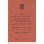 1958 CUP FINAL Official FA Programme of Arrangements booklet relating to the 1958 FA Cup Final,