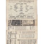 FULHAM A collection of 26 Fulham home programmes all but 4 with punch holes 1944-1948 - 2 x 44/