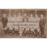 BOLTON WANDERERS 1923 Bolton Wanderers 1923 team group postcard with the FA Cup which Bolton won