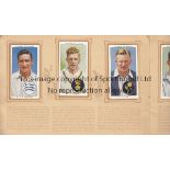 CIGARETTE CARDS Complete album, Cricketers 1938 issued by W.D. & H.O. Wills. Generally good