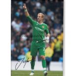 MANCHESTER CITY Six photos, all measuring 12” x 8” and all signed including fine examples of Hart,