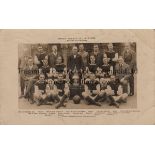 ASTON VILLA 1919-20 Aston Villa team group postcard, 1919-20, English Cup Winners, players named