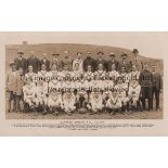 CLAPTON ORIENT 1921-22 Clapton Orient team group postcard, 1921-22, players named, includes