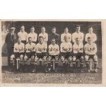 TOTTENHAM HOTSPUR 1924-25 Tottenham team group postcard , 1924-25, players named, issued by