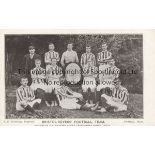 BRISTOL ROVERS 1906 Bristol Rovers team group postcard 1906, shows team with the Southern League