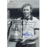 WOLVES 1974 Three photos, all measuring 12” x 8” and all signed, showing Kenny Hibbitt and John