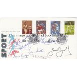 CRICKET AUTOGRAPHS - YORKSHIRE Test Match cricket first day cover signed by seven famous Yorkshire