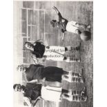 ARSENAL Two Press photos, possibly original, of Alex James (5.5x 9.5 ins) and a second one of Eddie