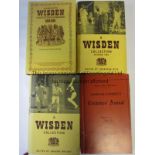 CRICKET WISDENS A collection of 3 Wisdens - An Index to Wisden Cricketer's Almanack 1864-1984,