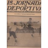 CHELSEA - BOLTON 1923 + CUP FINAL Spanish sports newspaper published in Barcelona, "La Jornada