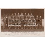 WOOLWICH ARSENAL 1911-12 Arsenal team group postcard 1911-12 , players named beneath, issued by