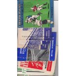 SMALL FORMAT Sixty two pocket size programmes popular size in the late 50s and early 60s, includes