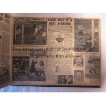 FOOTBALL SCRAPBOOK 1948/9 Large scrapbook with many reports and team groups including reference to