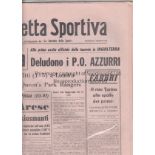 1967 QPR v ITALIAN OLYMPIC X1 Match played 6 August 1967 at Loftus Road. The Italian daily