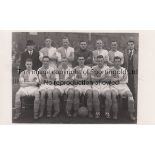 BLACKBURN ROVERS 1936-37 Blackburn team group postcard, 1936-37, players named on reverse, stamp