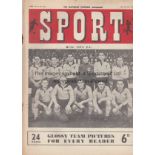 SPORT MAGAZINE Forty nine magazines for 1950. Most are generally good but some have a split spine
