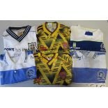 REPLICA FOOTBALL SHIRTS Six replica short sleeve shirts, 3 X QPR: All blue and white hoops,